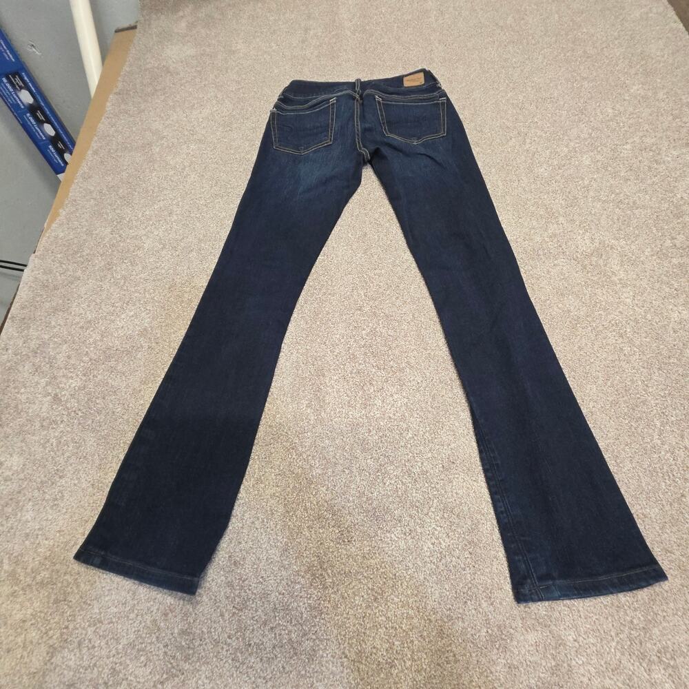 American Eagle Outfitters Artist Bootcut Jeans Low Rise Double Button sz 2